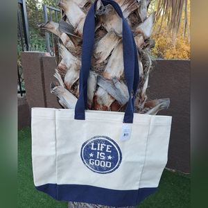 NWT Life is Good Tote/Shoulder Bag